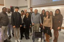 doctoral students with Henry Pollock